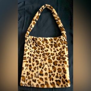 Faux Cheetah Tote